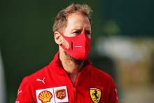 Sebastian Vettel (GER) Ferrari walks the circuit.