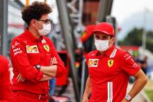 (L to R): Mattia Binotto (ITA) Ferrari Team Principal with Charles Leclerc (MON) Ferrari.