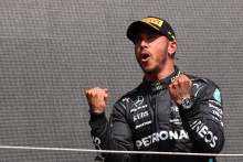 1st place Lewis Hamilton (GBR) Mercedes AMG F1 W12.