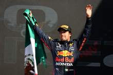 3rd place Sergio Perez (MEX) Red Bull Racing.