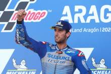 Alex Rins , MotoGP race, Aragon MotoGP. 18 October 2020