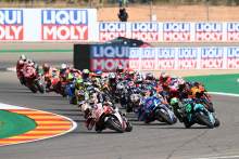 Takaaki Nakagami, race start, Teruel MotoGP race. 25 October 2020