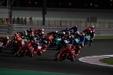 Francesco Bagnaia first lap, MotoGP race, Qatar MotoGP, 28 March 2021