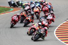 Aleix Espargaro race start, German MotoGP, 20 June 2021