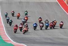 Start MotoGP race, Grand Prix Of The Americas, 3 October 2021
