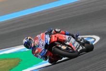 Dovizioso fastest, but 'fighting too much'