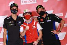 Luca Marini, Francesco Bagnaia, Valentino Rossi, San Marino MotoGP. 10 September 2020
