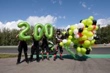 Jonathan Rea celebrates 200 WorldSBK podiums, Czech WorldSBK superpole race, 8 August 2021