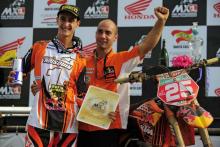 Musquin claims MX2 title in Brazil.