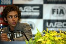 Valentino Rossi (ITA) in conferenza stampa World Rally of New Zealand, 17th-19th November
