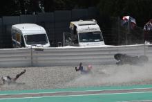 Alex Rins crash, Catalunya MotoGP race, 5 June
