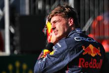 Max Verstappen (NLD) Red Bull Racing in qualifying parc ferme. Formula 1 World Championship, Rd 11, Austrian Grand Prix,