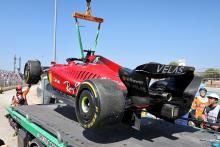 Charles Leclerc (MON) Ferrari F1-75 retired from the race. Formula 1 World Championship, Rd 12, French Grand Prix, Paul