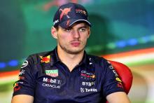 Max Verstappen (NLD) Red Bull Racing in the FIA Press Conference. Formula 1 World Championship, Rd 13, Hungarian Grand