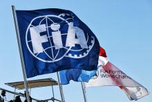 Circuit atmosphere - FIA Flag. 