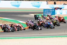 Race start, MotoGP race, Aragon MotoGP, 18 September