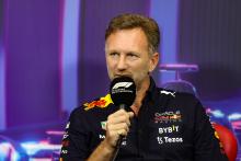 Christian Horner (GBR) Red Bull Racing Team Principal in the FIA Press Conference. Formula 1 World Championship, Rd 17,