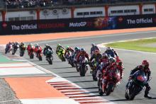 Fabio Quartararo Francesco Bagnaia MotoGP race, Valencia MotoGP. 6 November