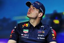 Max Verstappen (NLD) Red Bull Racing in the FIA Press Conference. Formula 1 World Championship, Rd 21, Brazilian Grand