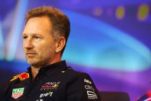Christian Horner (GBR) Red Bull Racing Team Principal in the FIA Press Conference. Formula 1 World Championship, Rd 22,
