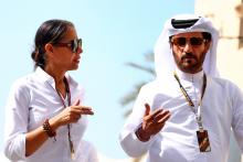 Mohammed Bin Sulayem (UAE) FIA President (Right). Formula 1 World Championship, Rd 22, Abu Dhabi Grand Prix, Yas Marina