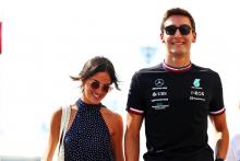 George Russell (GBR) Mercedes AMG F1 with girlfriend Carmen Montero Mundt. Formula 1 World Championship, Rd 22, Abu Dhabi