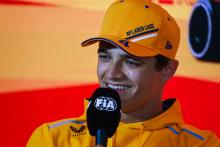 Lando Norris (GBR) McLaren in the FIA Press Conference. Formula 1 World Championship, Rd 8, Spanish Grand Prix, Barcelona,