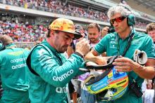 Fernando Alonso (ESP) Aston Martin F1 Team on the grid. Formula 1 World Championship, Rd 8, Spanish Grand Prix, Barcelona,