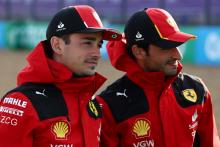(L to R): Charles Leclerc (MON) Ferrari with team mate Carlos Sainz Jr (ESP) Ferrari. Formula 1 World Championship, Rd 11,