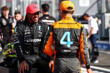 Lewis Hamilton (GBR), Mercedes AMG F1 and Lando Norris (GBR), McLaren F1 Team Formula 1 World Championship, Rd 12,