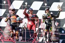 Austrian MotoGP podium 2023