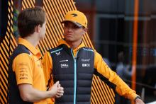 (L to R): Oscar Piastri (AUS) McLaren with Lando Norris (GBR) McLaren. Formula 1 World Championship, Rd 14, Dutch Grand
