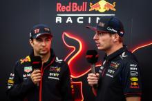 Max Verstappen (NLD), Red Bull Racing and Sergio Perez (MEX), Red Bull Racing Formula 1 World Championship, Rd 21,
