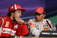 rrari, F-150 Italia and Lewis Hamilton (GBR), McLaren Mercedes,