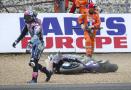 Fabio Quartararo crash, 2024 French MotoGP