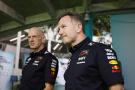 Adrian Newey and Christian Horner at the Miami Grand Prix