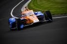 Scott Dixon on track in practice 