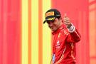 Carlos Sainz celebrates a podium in Austria 
