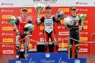 Christian Iddon, Tommy Bridewell, Glenn Irwin BSB, 2024, Snetterton, race three, 7 July, podium