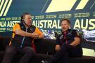 Zak Brown and Christian Horner 