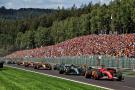 Start of the Belgian Grand Prix