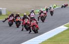 Francesco Bagnaia leads, 2024 Japanese MotoGP