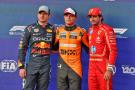 Max Verstappen, Lando Norris and Carlos Sainz