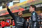 Lewis Hamilton and George Russell