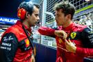 'Xavi' and Charles Leclerc