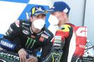 Maverick Vinales, Cal Crutchlow , Aragon MotoGP. 17 October 2020