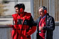 Carlos Sainz Jr (ESP) Ferrari with his father Carlos Sainz