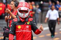 Charles Leclerc (MON) Ferrari celebrates his pole position in qualifying parc ferme. Formula 1 World Championship, Rd 7,