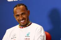 Lewis Hamilton (GBR) Mercedes AMG F1 in the FIA Press Conference. Formula 1 World Championship, Rd 19, United States Grand