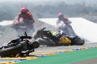 Alex Marquez, Luca Marini crash, MotoGP race, French MotoGP, 14 May